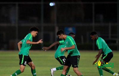 الأخضر يواصل تحضيراته في أولى مراحل إعداده لكأس آسيا تحت ٢٠ عاماً لكرة القدم