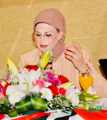 الأديبة الشاعرة دكتورة – سهير الغنام تفوز بوسام التميز المهني .