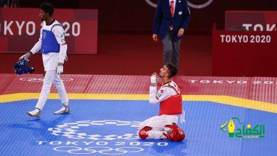 التونسي محمد خليل الجندوبي يصارع الإيطالي دياكلا على ذهبية في التايكوندو بأوليمبياد طوكيو
