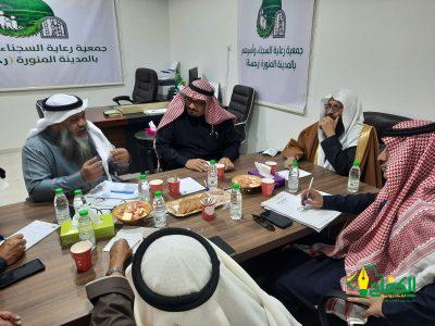 المشرف على الجمعيات الخيرية بوزارة الداخلية سعادة الدكتور علي العتيبي يزور جمعية (رحمة)