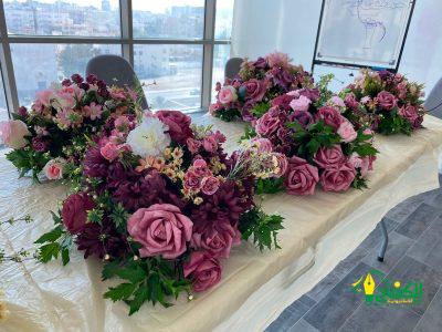 جمعية عواد الأمل بالشراكة مع جامعة جدة تختتم ورشة عمل أساسيات تنسيق الأزهار.
