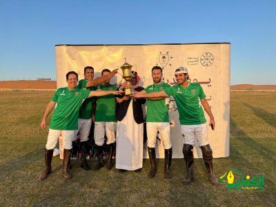 فرسان المصمك أبطال كأس الاتحاد السعودي للبولو.