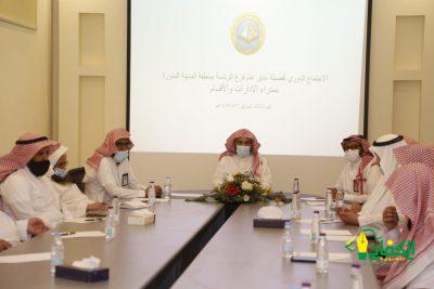 مدير عام فرع هيئة الأمر بالمعروف بالمدينة المنورة يعقد اجتماعاً بمنسوبي فرع المنطقة.