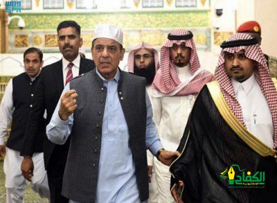 رئيس وزراء جمهورية باكستان يزور المسجد النبوي