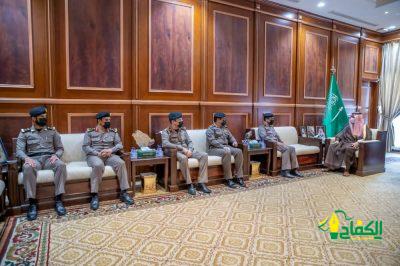 نائب أمير منطقة حائل يستقبل قائد القوات الخاصة لأمن الطرق.