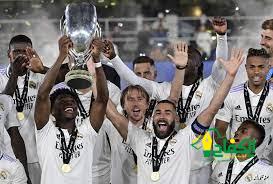 بفوز ريال مدريد بهدفين مقابل لا شي على أندرلخت فرانكفورت في نهائي كأس السوبر الاوروبي.