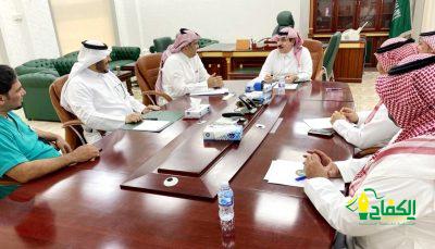 مدير عام فرع منطقة مكة المكرمة يجتمع بادارة أسواق النفع العام والمسالخ بالمنطقة.