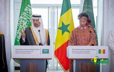 المهندس الفالح يلتقي رئيس جمهورية السنغال ويرأس اجتماع اللجنة السعودية السنغالية المشتركة.
