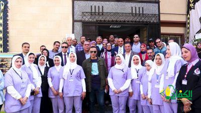 محافظ كفر الشيخ يفتتح مبنى الدرجة والعناية المركزة بمستشفى كفر الشيخ العام