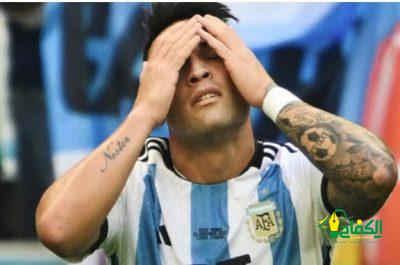 مارتينيز مهاجم منتخب الأرجنتين:شعرنا بالألم بعد الخسارة امام المنتخب السعودي وسنفوز على منتخب المكسيك