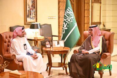سمو الأمير سعود بن جلوي يستقبل مدير كهرباء جدة