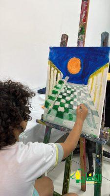 36 طفلا” يبدعون بأفكارهم البريئة وخيالاتهم الأبداعية من خلال (100) عملا” فنيا” :