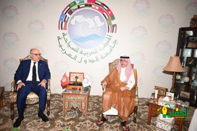 معالي وزير الخارجية التونسي يزور مقر المنظمة العربية للسياحة بجدة