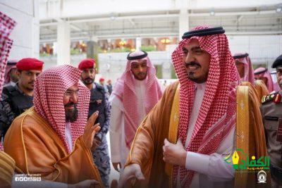 نيابة عن خادم الحرمين الشريفين نائب أمير منطقة مكة المكرمة يتشرف بغسل الكعبة المشرفة