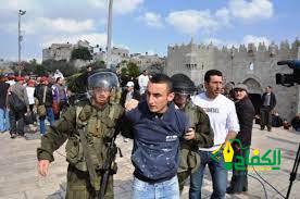 اعتقال خمسة فلسطينيين في القدس المحتلة