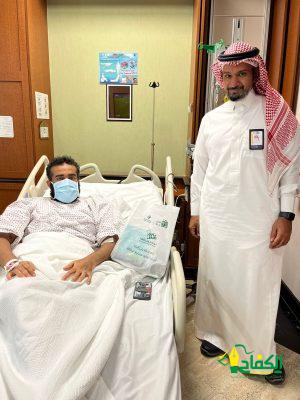 أمانة جدة تشارك المرضى فرحة اليوم الوطني بزيارة مستشفى الملك فيصل