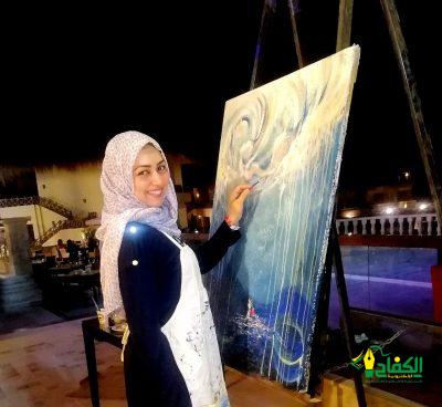 بمشاركة 50 فنانًا عالميا” من 22 دولة : التشكيلية السعودية أحلام المشهدي تشارك في كرنفال يوم السياحة العالمي للفنون بالبحر الأحمر