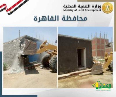 وزير التنمية المحلية المصرى تتابع جهود محافظات القاهرة وبورسعيد فى مواجهة تعديات البناء المخالف