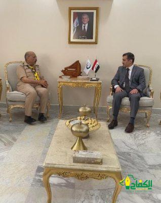 الأمين العام للاتحاد العالمي للكشاف المسلم يلتقى مع المندوب الدائم لمنظمة التعاون الاسلامي بدولة العراق