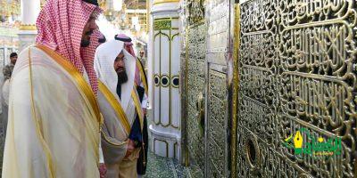 الأمير سلمان بن سلطان بن عبدالعزيز يزور المسجد النبوي