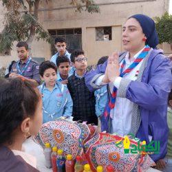 تكريم فريق كشافة رسل السلام بنادي النور بعد مشاركتهم في فعالية بستان قصر تاروت