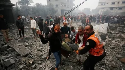 شهداء وجرحى في غارات إسرائيلية على مدينة رفح جنوب قطاع غزة