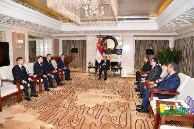 التقى السيد الرئيس عبد الفتاح السيسي، بالعاصمة الصينية بكين، مع السيد “سونج هايليانج”، رئيس مجلس إدارة مجموعة هندسة الطاقة الصينية “تشاينا إينرجي”، وعدد من كبار قيادات 