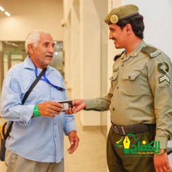 المركز الميداني التوعوي لهيئة الأمر بالمعروف بمحافظة خيبر يستقبل القادمين لأداء الحج