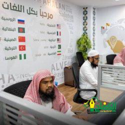 استقبل سماحة مفتي عام المملكة  اليوم بمقر إقامته بمشعر عرفات ؛،معالي رئيس الشؤون الدينية للمسجد الحرام والمسجد النبوي الشيخ الدكتور عبدالرحمن بن عبدالعزيز السديس