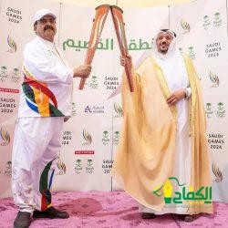 شعلة دورة الألعاب السعودية 2024 تصل إلى نيوم