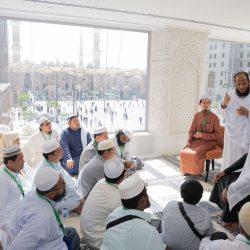 عقب برنامج حافل بالزيارات واللقاءات نفذتها الشؤون الإسلامية ضيوف برنامج خادم الحرمين الشريفين للعمرة يغادرون المدينة المنورة إلى مكة المكرمة