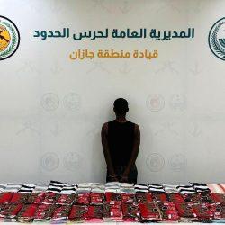 حرس الحدود بمنطقة عسير يقبض على 10 مخالفين لنظام أمن الحدود لتهريبهم 200 كلجم من القات المخدر