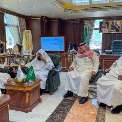 السديس يستقبل مساعد رئيس الشؤون الدينية ومستشاري المسجد النبوي ويشيد بجهودهم في حج 1446هـ