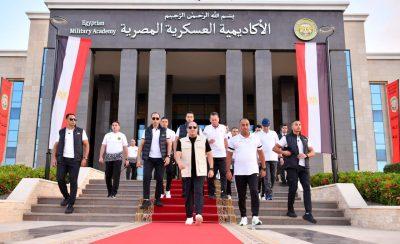 الرئيس عبد الفتاح السيسي – يقوم بجولة تفقدية في الأكاديمية العسكرية المصرية