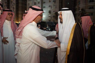 الأمير سعود بن مشعل يعزي أسرة د. عبد الله نصيف يرحمه الله