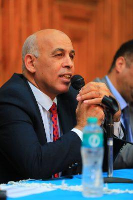 رئيس جامعة كفر الشيخ بجمهورية مصر العربية يشهد بدء أعمال الجلسة العلنية لاختيار الأطباء المقيمين بكلية الطب البشري ويؤكد: الطبيب رسالة إنسانية قبل أن يكون مهنة