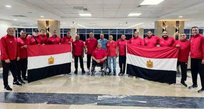 أبطال كفر الشيخ بجمهورية مصر العربية للكرة الطائرة البارالمبية ضمن صفوف منتخب مصر فى بطولة العالم بأمريكا