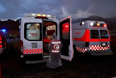 هلال تبوك يرفع جاهزيته وذلك إستعداداً للحالة الجوية المتوقعة على المنطقة