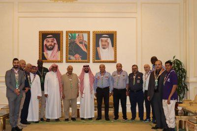 اللجنة الكشفية الإسلامية العالمية تزور مندوب المملكة العربية السعودية لدى منظمة التعاون الإسلامي في جدة