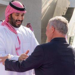 سمو أمير دولة قطر يغادر جدة وسمو ولي العهد في مقدمة مودعيه