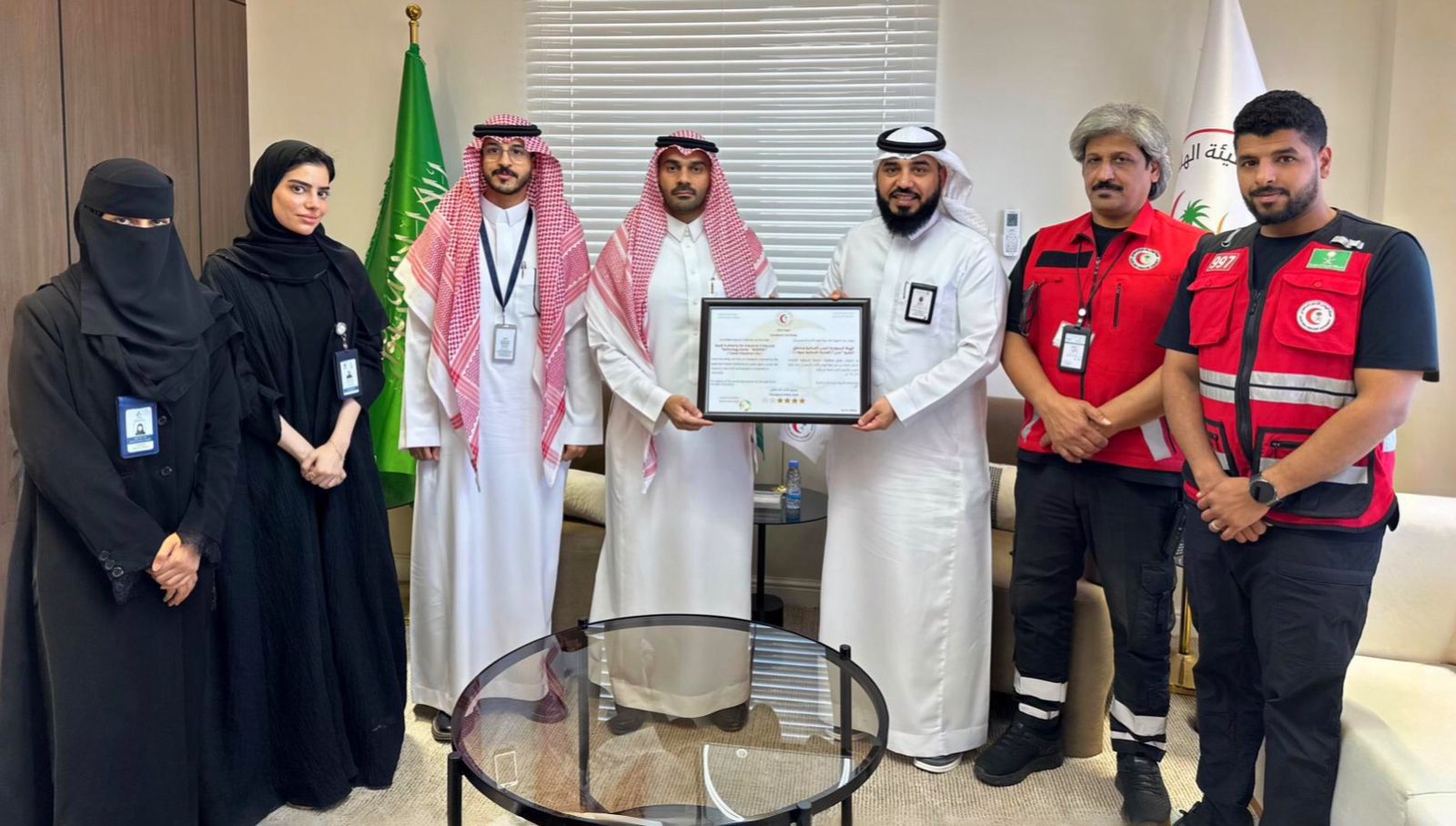 المدينة الصناعية بتبوك تحصد شهادة الامتثال للسلامة الإسعافية من هيئة الهلال الأحمر السعودي