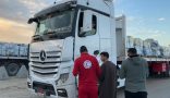 الهلال الأحمر المصري يدفع بأكثر من 2,865 طنًا من المساعدات الغذائية والإغاثية والشتوية عبر قافلة «زاد العزة» 150