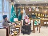 محافظ صوير يستقبل مدير شرطة المنطقة
