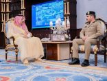 أمير منطقة الباحة يستقبل قائد قوة أمن المنشآت بالمنطقة المعين حديثًا