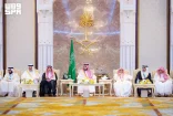 نيابة عن خادم الحرمين الشريفين.. سمو ولي العهد يستقبل في الديوان الملكي بقصر منى المهنئين بعيد الأضحى المبارك