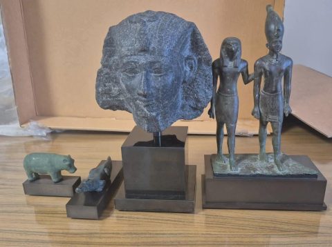 مصر تسترد أربع قطع أثرية نادرة من الولايات المتحدة الأمريكية