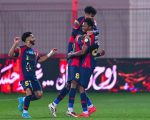ضمك يتغلب على ضيفه القادسية بهدف دون مقابل