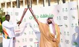 نائب أمير جازان يتسلم شعلة دورة الألعاب السعودية 2024