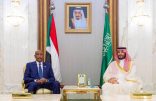 سمو ولي العهد يستقبل رئيس مجلس السيادة السوداني ويستعرضان مستجدات الأوضاع في السودان والجهود المبذولة تجاهها بما يحقق الأمن والاستقرار في السودان الشقيق