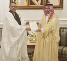 مدير فرع وزارة الخارجية بمنطقة مكة المكرمة يستقبل القنصل العام الموريتاني